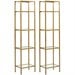 2 Piece Narrow Etagere/Gold