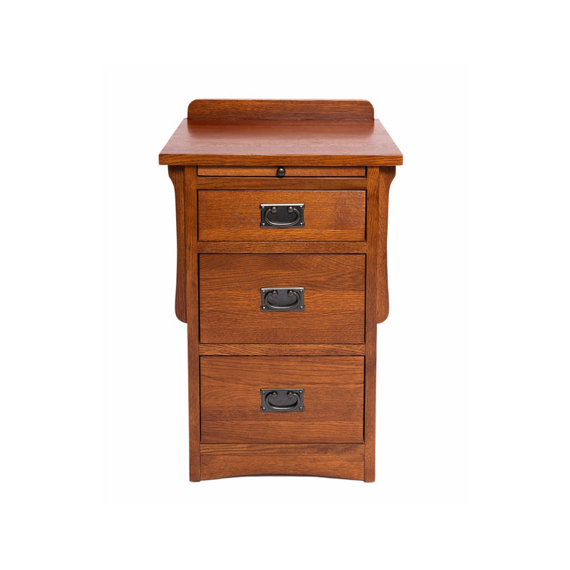 Pemberly Row 3 Drawer End Table with Writing Tray - Michael's Cherry
