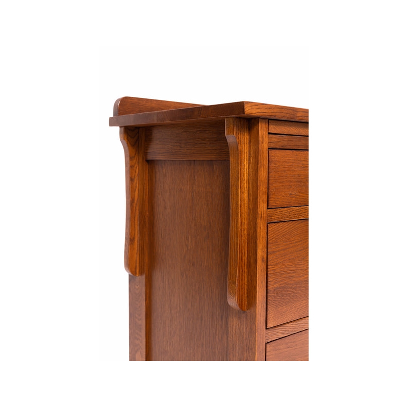 Pemberly Row 3 Drawer End Table with Writing Tray - Michael's Cherry