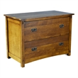 Pemberly Row Mission Oak 2 Drawer Lateral File Cabinet - Walnut