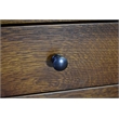 Pemberly Row Mission Solid Quarter Sawn Oak 1 Drawer End Table