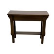 Pemberly Row Contemporary Arts & Crafts Console Table - Walnut
