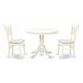 Fabric Seat/White