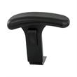Pemberly Row Contemporary Adjustable T-Pad Arm Kit for Uber Task Chair
