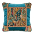 Pemberly Row Contemporary 10-Piece Paisley Velvet King Comforter Set