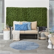 Pemberly Row 4' x round Blue/Grey Outdoor Indoor/Outdoor Rug
