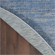 Pemberly Row 4' x round Blue/Grey Outdoor Indoor/Outdoor Rug
