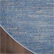 Pemberly Row 4' x round Blue/Grey Outdoor Indoor/Outdoor Rug