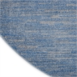 Pemberly Row 4' x round Blue/Grey Outdoor Indoor/Outdoor Rug