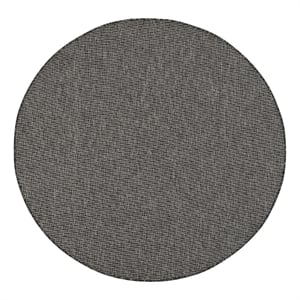 Pemberly Row 6' x Round Charcoal Fabric Modern Area Rug (6' Round)