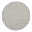 Pemberly Row 6' x Round Light Gray Fabric Modern Area Rug (6' Round)
