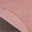 Pemberly Row 6' x Round Rainbow Fabric Modern Area Rug (6' Round)