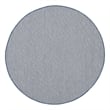 Pemberly Row 5' x Round Ivory Blue Fabric Modern Area Rug (5' Round)