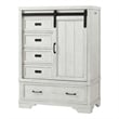 Pemberley Row Solid Hardwood White Chifferobe Rectangular 55.25