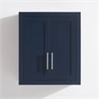 Pemberley Row MDF Navy Wall Mounted Storage Cabinet Rectangular Classic Design