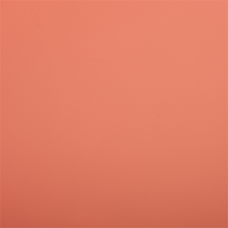 Pemberly Row Contemporary Retro Outdoor Side Table in Coral Gloss