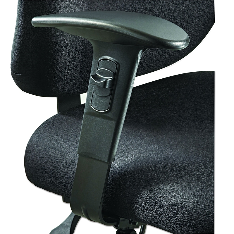 Pemberly Row Modern Transitional Plastic Arm Kit in Black Finish