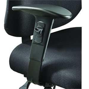 Pemberly Row Modern Transitional Plastic Arm Kit in Black Finish