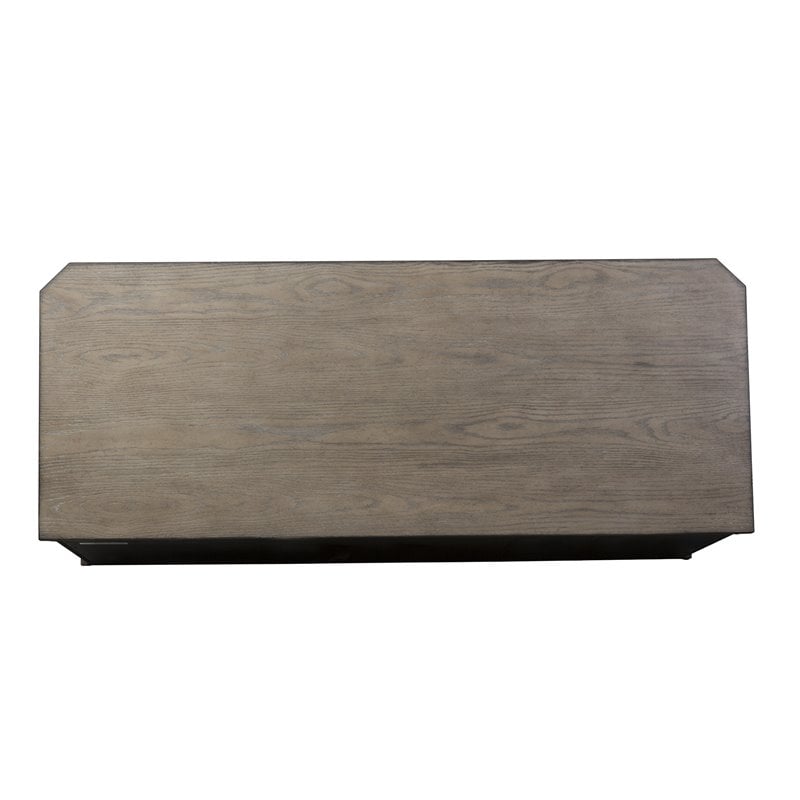 Pemberly Row French and English Dovetail Constructed Multi Credenza in Brown