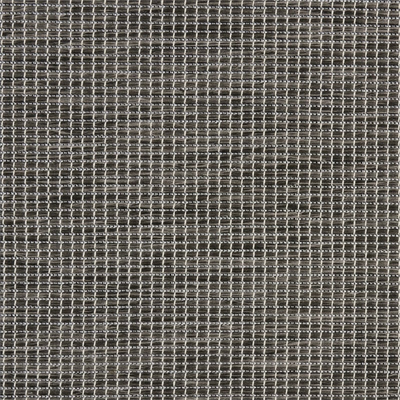 Pemberly Row Contemporary 8' x 10' Fabric Charcoal Modern Rug