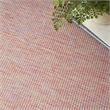Pemberly Row Contemporary 8' x Round Rainbow Modern Indoor/Outdoor Rug