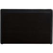 Pemberly Row Modern / Contemporary Fabric Black Velvet Full Bed