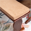 Pemberley Row Pine Walnut Breakfast Nook Set Rectangular Under Seat Storage 67.25