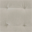 Pemberly Row Contemporary Arched Stitched Tufting Chaise In Amigo Linen