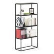 Pemberly Row Engineered Wood 2-Tier Wide Stackable Shelf in French Oak Gray