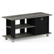 Pemberly Row Wood TV Entertainment Center for TV up to 32