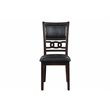 Pemberly Row Solid Wood Dining Drop Leaf Table w/ 2 Chairs in Ebony