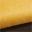 Pemberly Row Contemporary 5' x Square Yellow Outdoor Indoor/Outdoor Rug