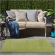 Pemberly Row Contemporary 3' x 5' Green Outdoor Indoor/Outdoor Rug