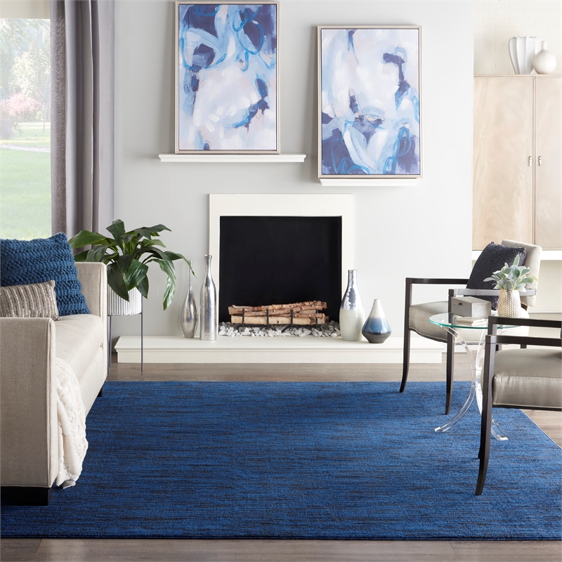 Pemberly Row 7' x 10' Midnight Blue Outdoor Indoor/Outdoor Rug