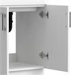 Pemberly Row 28-inch ABS Utility Sink & Cabinet in Pure White