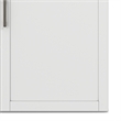 Pemberly Row Contemporary 46-inch Utility Sink & Cabinet in Pure White