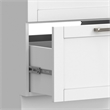 Pemberly Row Contemporary 46-inch Utility Sink & Cabinet in Pure White