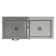 Pemberly Row Contemporary 46-inch Utility Sink & Cabinet in Pure White