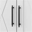 Pemberly Row Engineered Wood Double Vanity Set with Sinks in White Ash