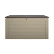 Pemberly Row Outdoor Patio Deck Storage Box Extra Large 180 Gallons in Tan