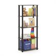 Pemberly Row Engineered Wood 5-Tier Shelf Display Rack in French Oak Gray