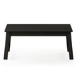 Pemberly Row Contemporary Engineered Wood Beginning Coffee Table in Espresso