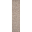 Pemberly Row 8' Runner Beige Fabric Modern Area Rug (8' Runner)