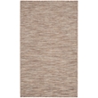 Pemberly Row Contemporary 3' x 5' Beige Fabric Modern Area Rug (3' x 5')