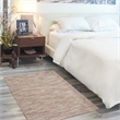 Pemberly Row Contemporary 3' x 5' Beige Fabric Modern Area Rug (3' x 5')
