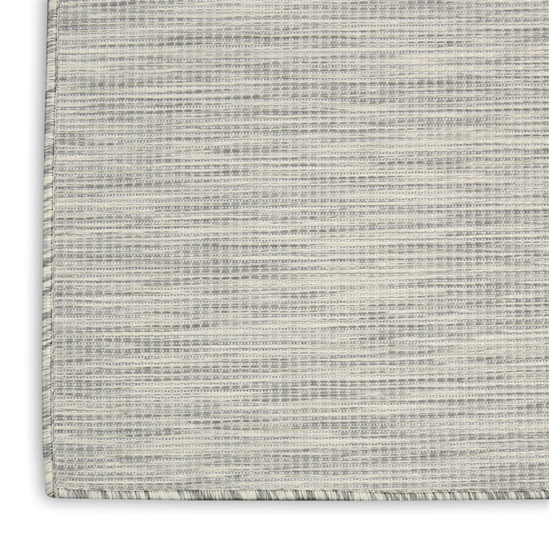 Pemberly Row 8' x 10' Light Gray Fabric Modern Area Rug (8' x 10')