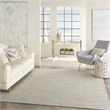 Pemberly Row 8' x 10' Light Gray Fabric Modern Area Rug (8' x 10')