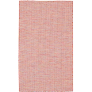 Pemberly Row 3' x 5' Rainbow Fabric Modern Area Rug (3' x 5')