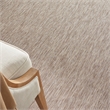 Pemberly Row 8' x Round Beige Fabric Modern Area Rug (8' Round)