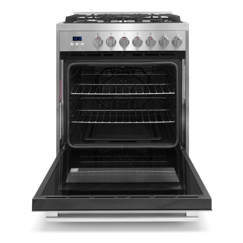Pemberly Row 30 in. 5.0 cu. ft Single Oven Gas Range with 5 Burner Cooktop
